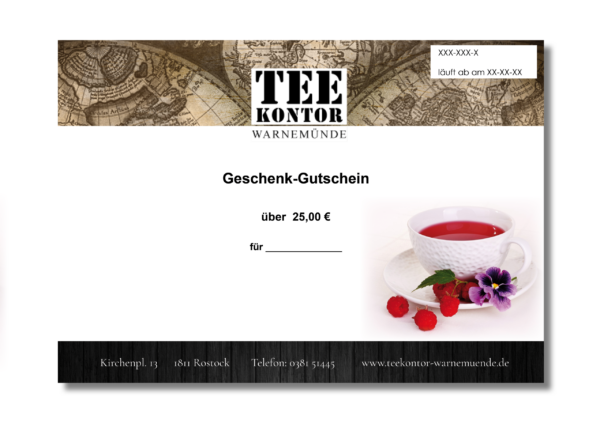 Wertgutschein 25,00 €