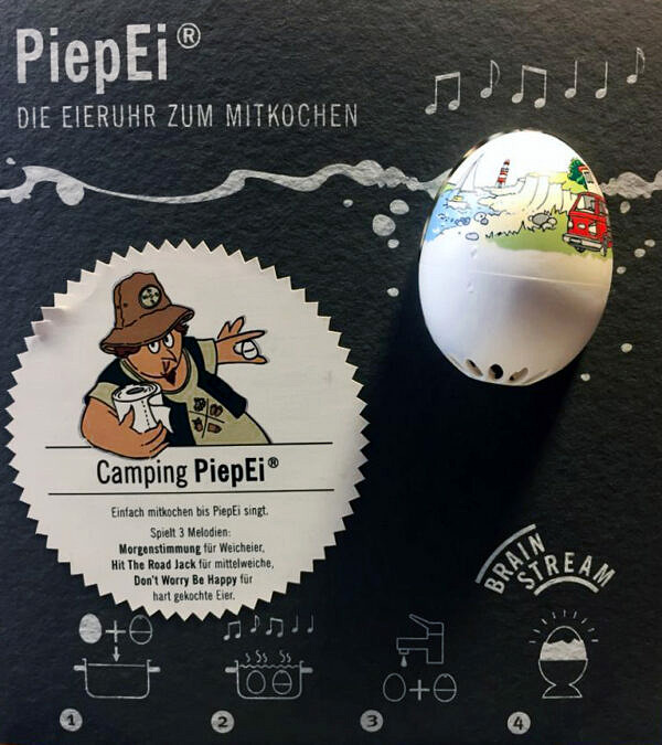 Camping PiepEi®- Die Eieruhr zum Mitkochen