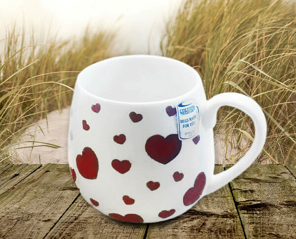 Tasse mit Herzchen – Bild 2