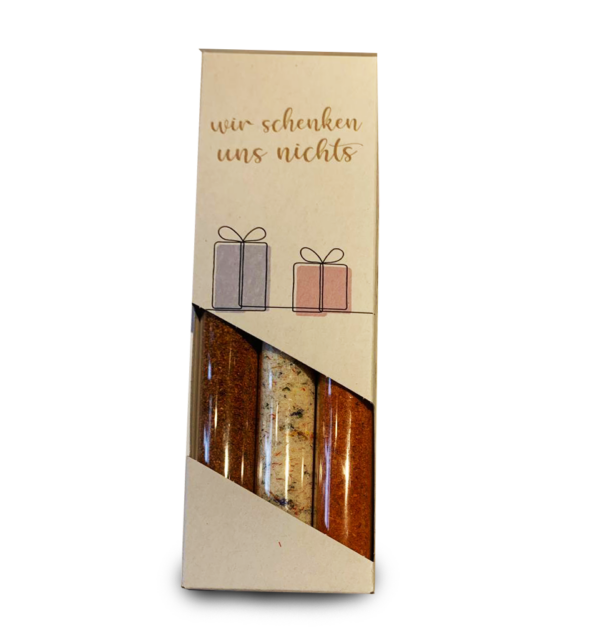 "Wir schenken uns nichts" Gewürzset